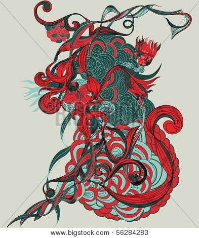 BIZARRE DOODLES FLOWER