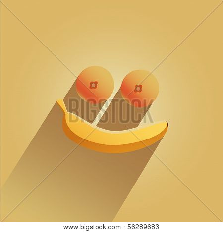 Smile of fruit