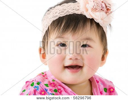 Asian baby smile