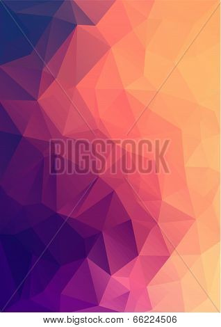 Abstract polygonal background Triangles background for your design