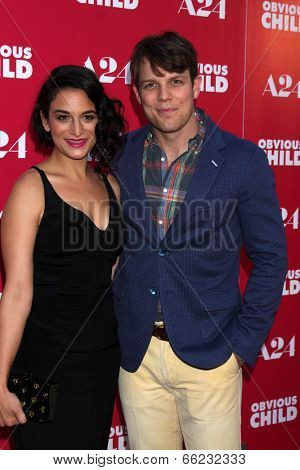 LOS ANGELES - JUN 5:  Jenny Slate, Jake Lacy at the 