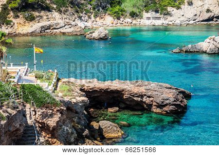 Ibiza Punta De Xarraca Turquoise Beach Paradise In Balearic Islands