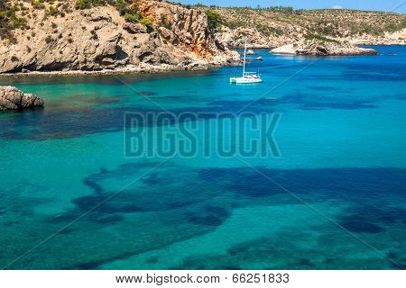 Ibiza Punta De Xarraca Turquoise Beach Paradise In Balearic Islands