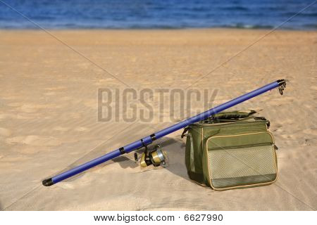 Surfcasting prut a Box přes písek
