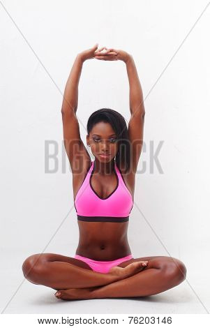 Fitness Woman Stretching