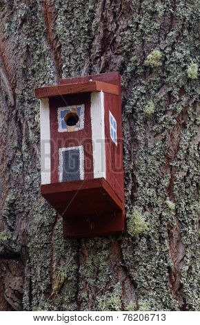 Painted Bird House