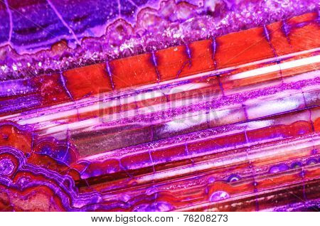 Red Purple Dragon Vein Agate Pattern