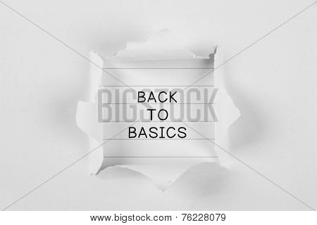 Back To Basics