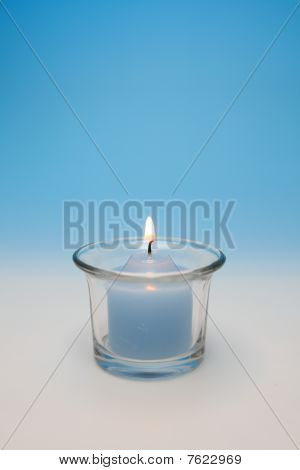 Blue candle
