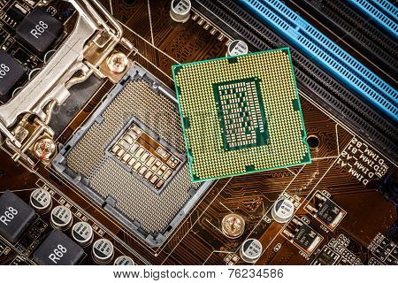 Modern processor and motherboard for a home computer