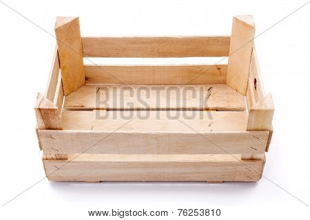 Empty Crate For Fruits And Vegetables