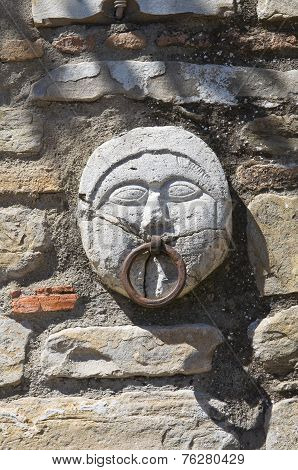 Old horse ring. Guardia Perticara. Basilicata. Italy.