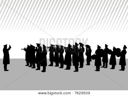 Banda en el desfile