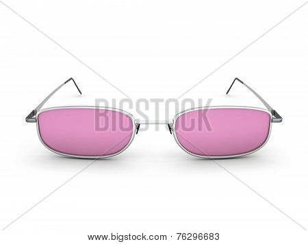 Pink Glasses.