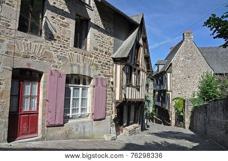Medieval Street In Dinan