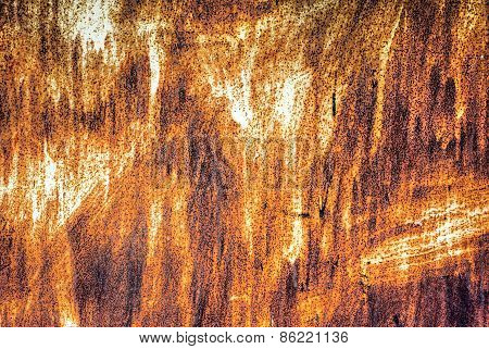 Industrial Rusty Metal Background Texture