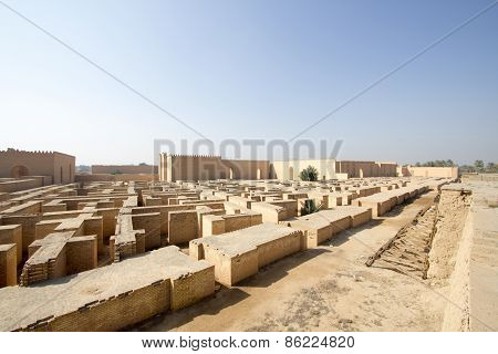 The ancient city of Babylon