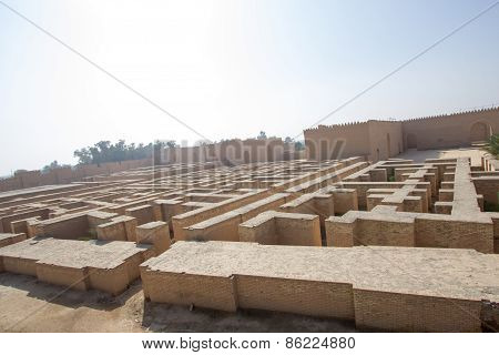 The ancient city of Babylon