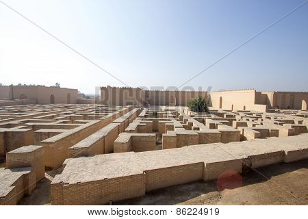 The ancient city of Babylon