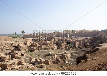 The ancient city of Babylon