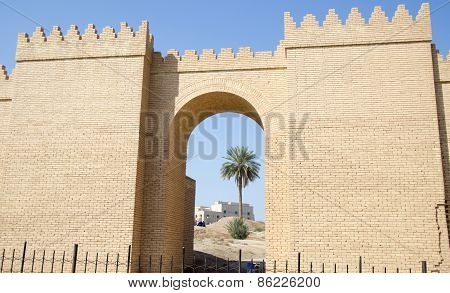 One of the gates of Babylon