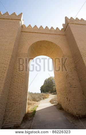 One of the gates of Babylon