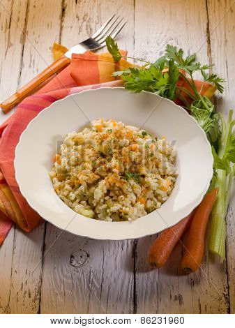 risotto with bottarga ( tuna eggs)