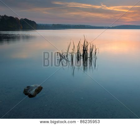 Beautiful Lake Sunrise Landscape