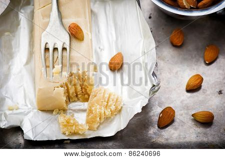 Piece Of Crude Marzipan.