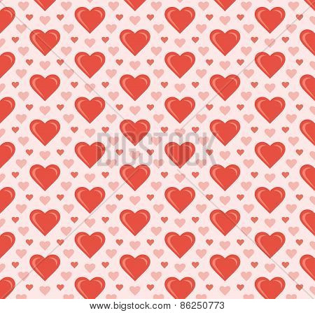 Vector Samless Pattern With Hearts