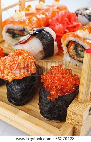 Set of Sushi roll