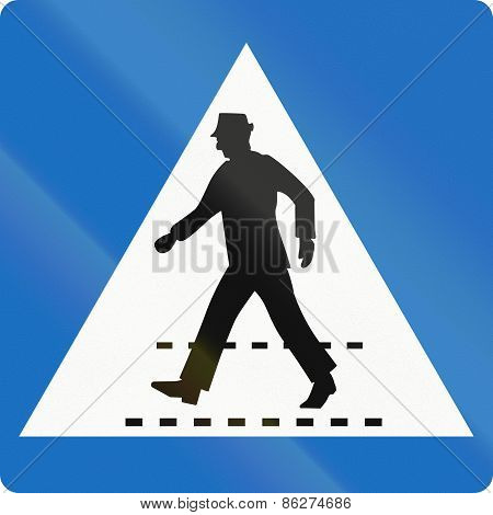 Pedestrian Crossing In Austria
