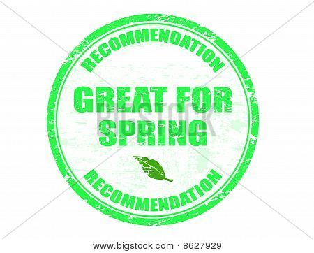 Отлично подходит для весны штамп