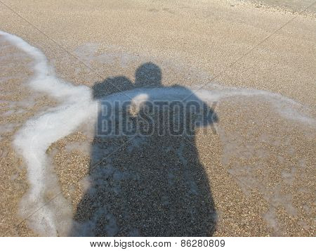 kiss in the sand