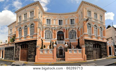 Colonial architecture detail, Quito, capital of Ecuador