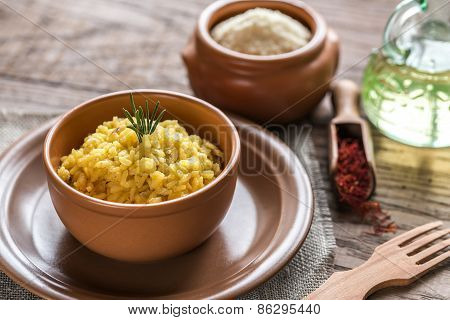 Risotto With Saffron And Parmesan