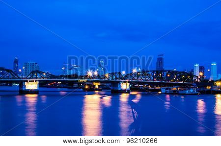 Phra Phuttha Yodfa Bridge, Old Bridge,