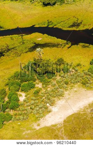 Okavango Delta Aerial View