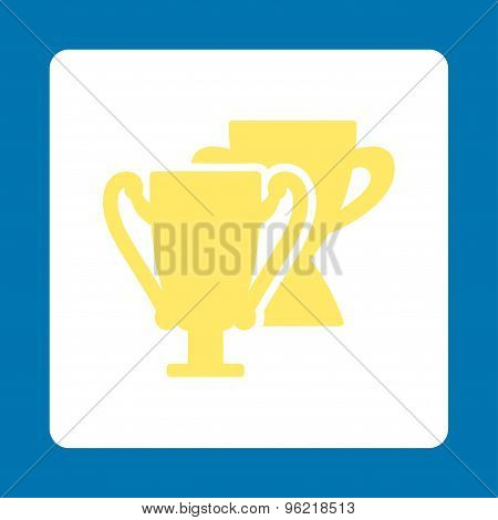 Trophy cups icon from Award Buttons OverColor Set