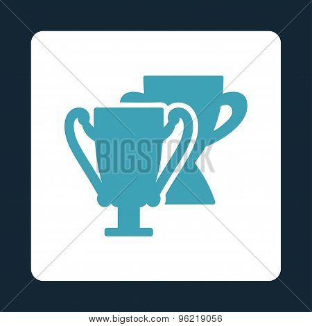Trophy cups icon from Award Buttons OverColor Set