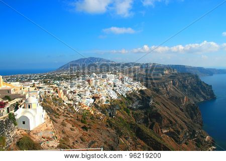 Santorini, Greece - Imerovigli to Fira