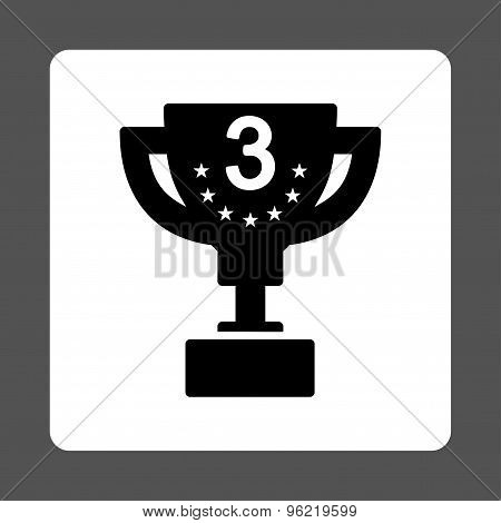 Third prize icon from Award Buttons OverColor Set