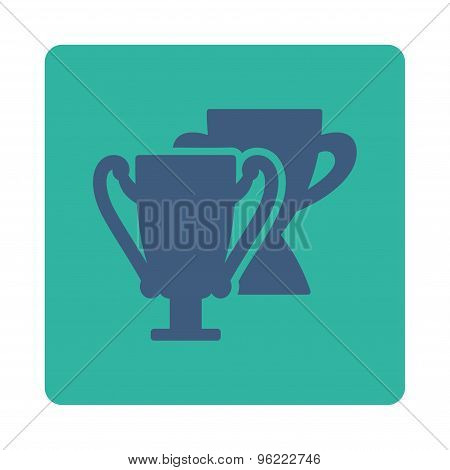 Trophy cups icon from Award Buttons OverColor Set