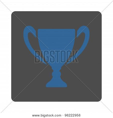 Cup Flat Icon From Award Buttons Overcolor Set