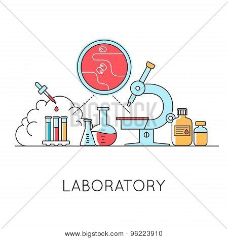 Medicine background with the heart, drugs, medical equipments.