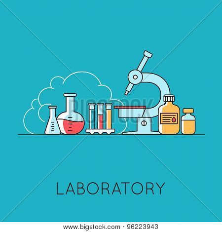 Medicine background with the heart, drugs, medical equipments.