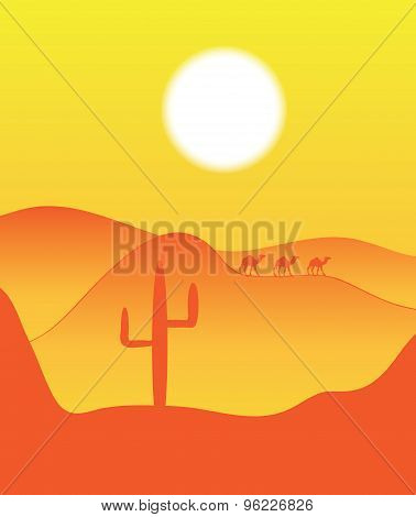 hot sun of the desert