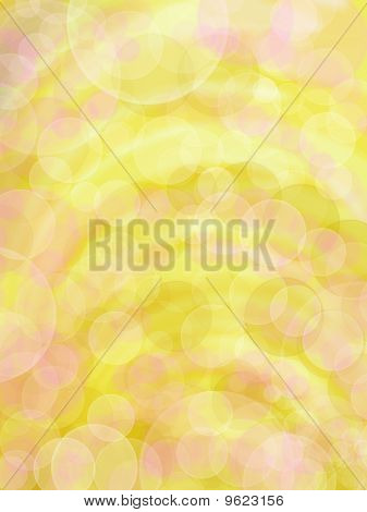 fond jaune bokeh