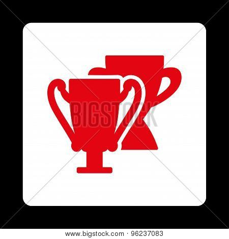 Trophy cups icon from Award Buttons OverColor Set