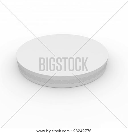 White Box For Processed Cheese